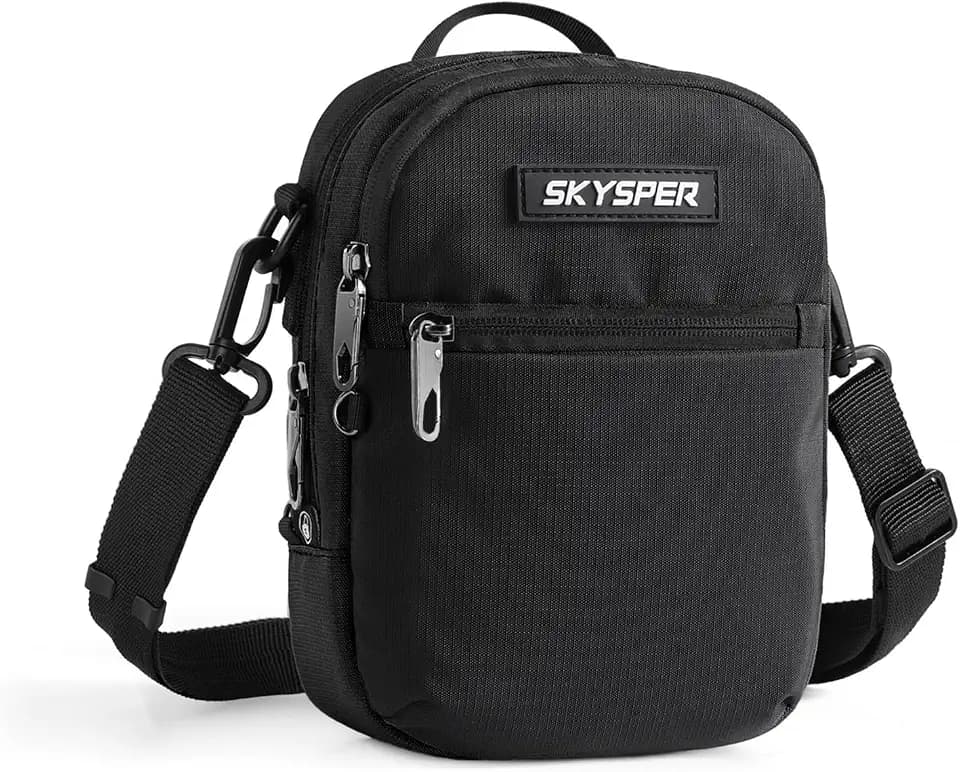 SKYSPER Small Anti Theft Crossbody Sling Bag RFID Cross Body Bag Travel Shoulder Daypack