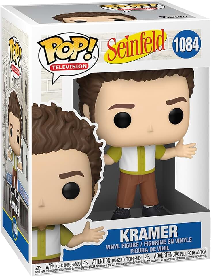Funko Pop! TV: Seinfeld - Kramer - Vinyl-Sammelfigur - Geschenkidee - Offizielle Handelswaren - Spielzeug Für Kinder und Erwachsene - TV Fans - Modellfigur Für Sammler und Display