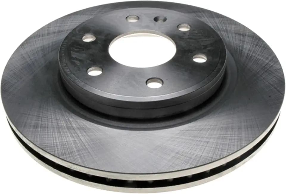 ACDelco Silver Non-Coated Front Brake Rotor 18A2497A | GM 19294180 Brake Rotors for Select Buick Enclave, Chevy, Chevrolet Traverse, GMC Acadia, Saturn, and more