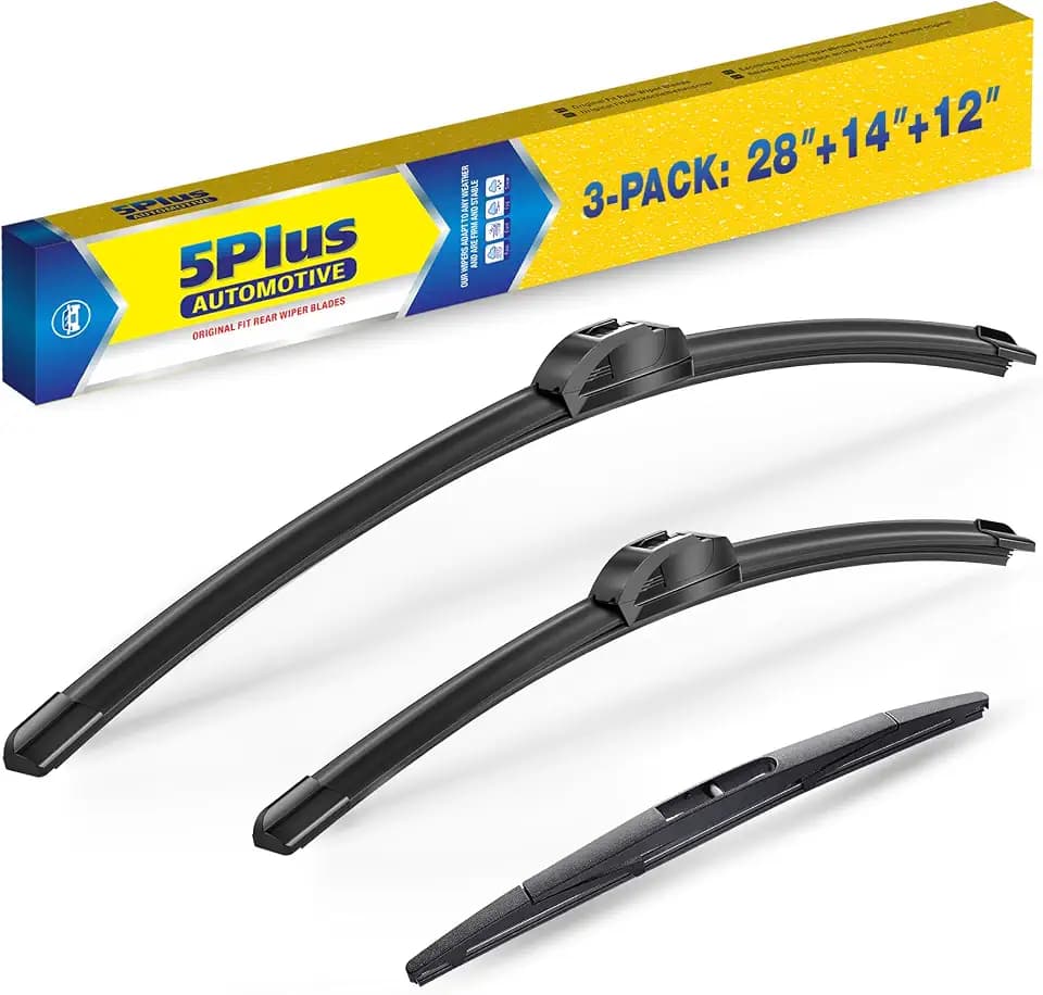 5 PLUS Custom-Fit Wipers fits Toyota Corolla 2019-2026 Windshield Wipers