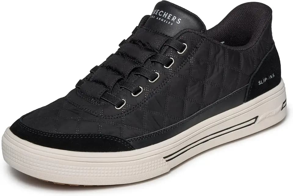 Skechers Mens Arch Fit Arcade - Cozy Fit Charming Daze Hands Free Slip-ins
