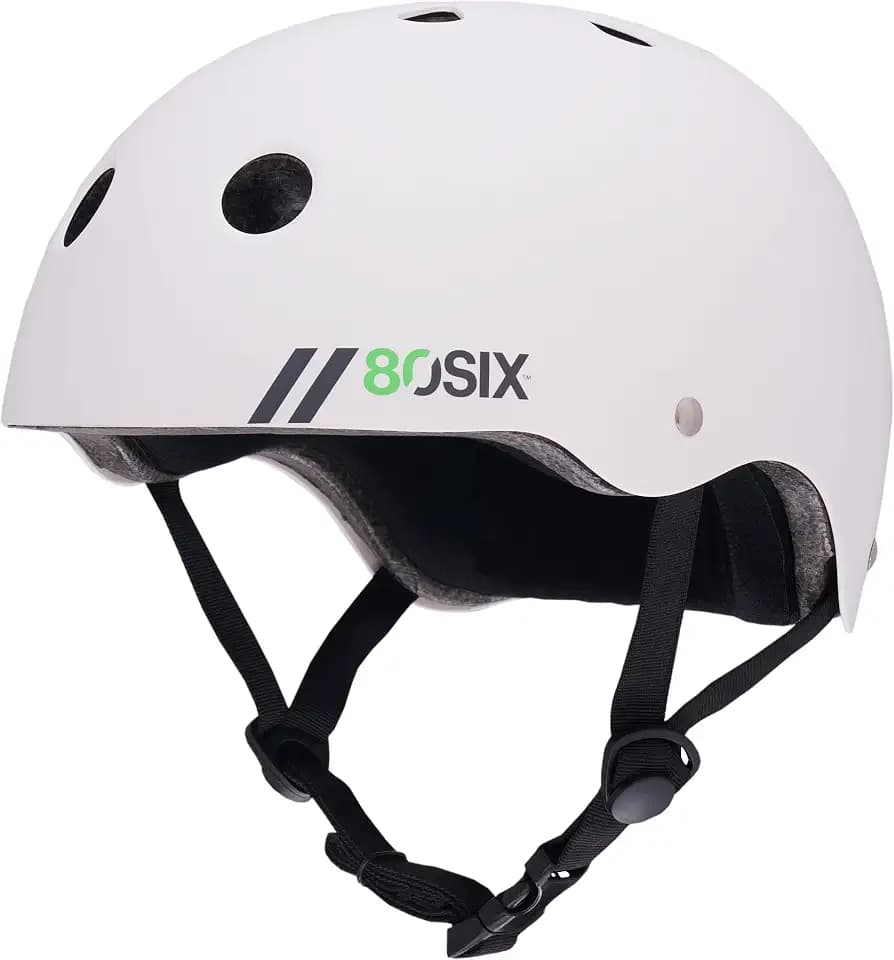 80SIX Triple Certified Hybrid Halo Helmet for Kids and Adults – Ideal for Bike, Scooter, Skateboard, Roller Skate, and Inline Skate