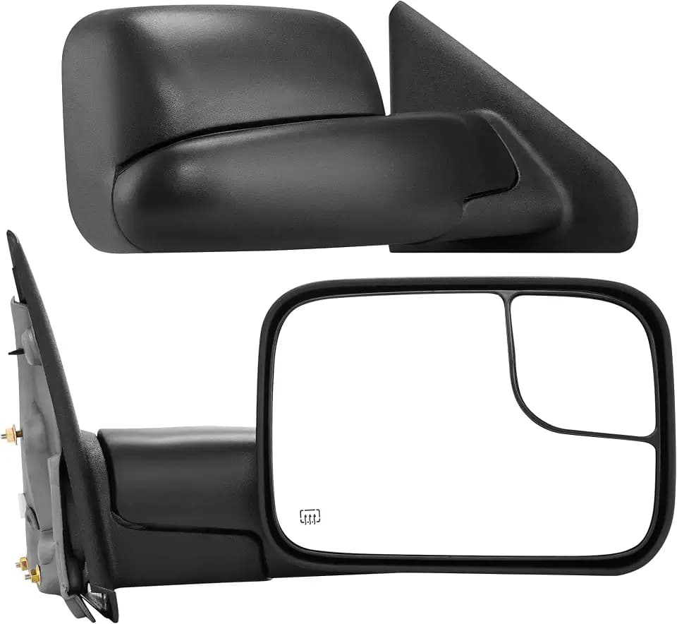AUTOSAVER88 Towing Mirrors Compatible with 2005-2015 Tacoma, Pair Set
