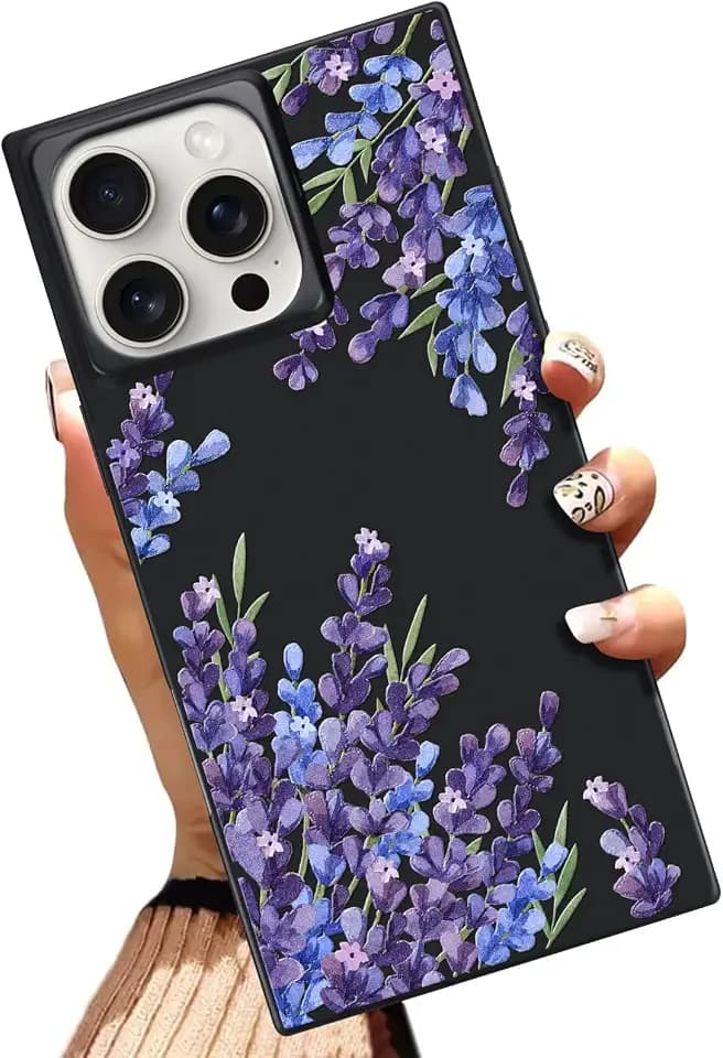 Gukalong Magnetic Case for iPhone 16 Pro Max 6.9 Inch,Lavender Floral