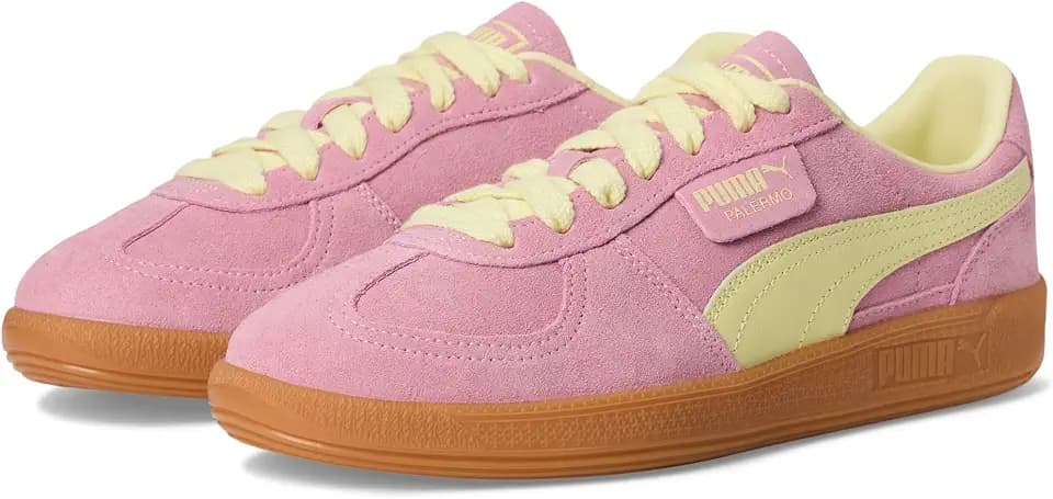 PUMA Women's Palermo Shoes Poised Pink/Gold Moon 7 Medium