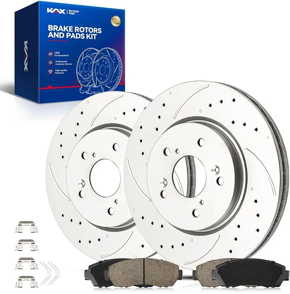 KAX Front Brake Kit Fits Accord Crosstour, Crosstour, CR-V, 11.65" Rotors