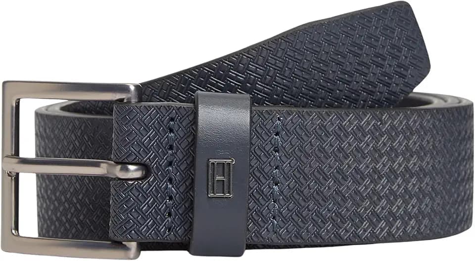 Tommy Hilfiger Herren Th Soho Flag Aop 3.5 Am0am14179 Fester Gürtel (1er Pack)