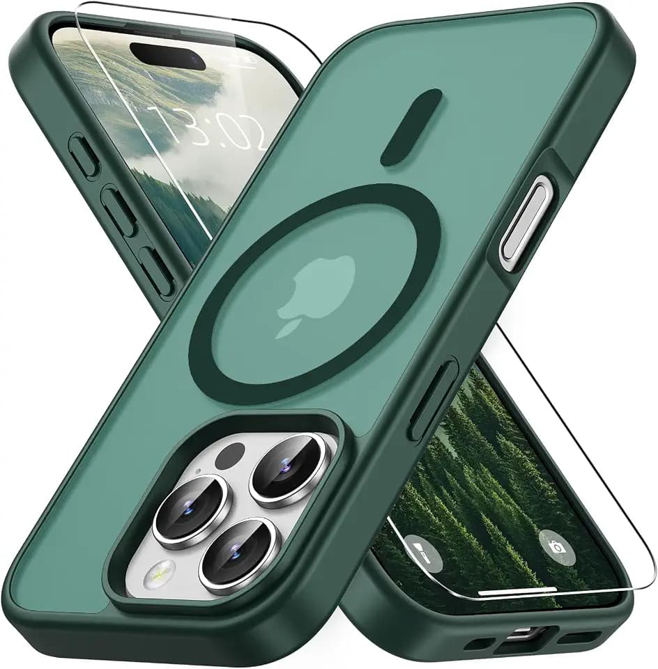 Vansdon for iPhone 16 Pro Max Case (Dark Green)