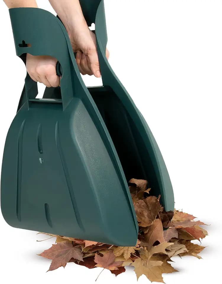 Pure Garden Leaf Scoops Hand Rakes, Green
