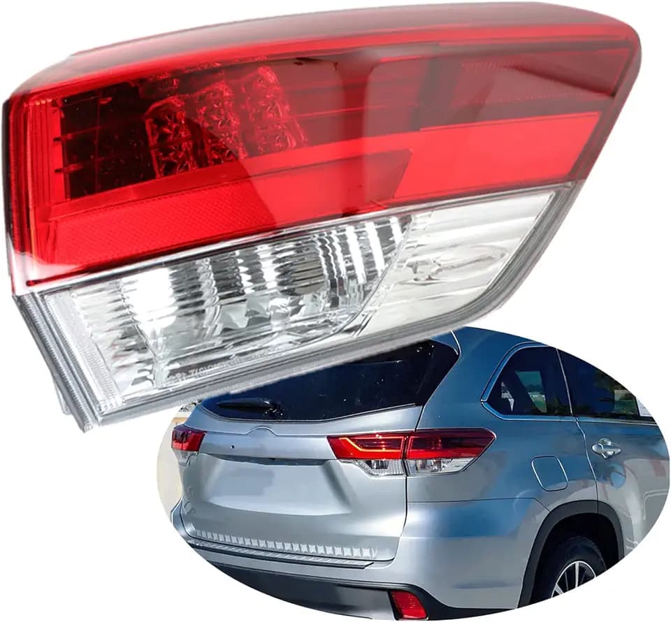 1-Pack RH Tail Light Assembly Replacement for Highlander 2017-2019 Passenger Side