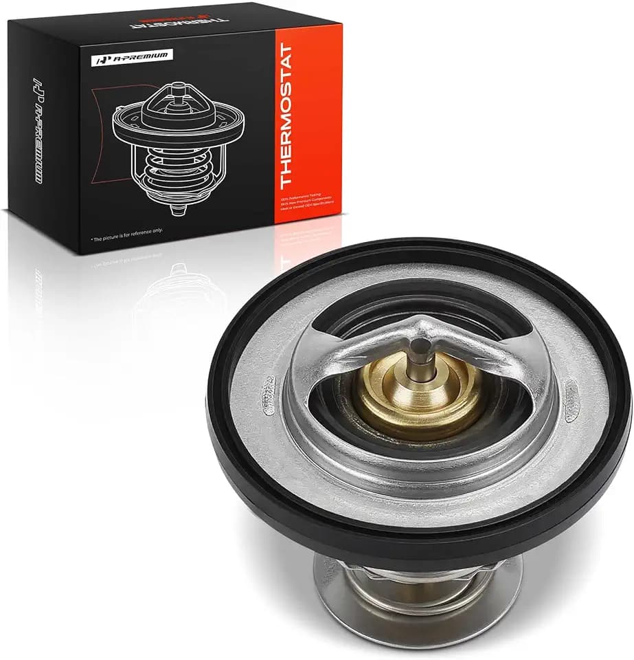 A-Premium Engine Coolant Thermostat with Seal Compatible with Ram, Jeep