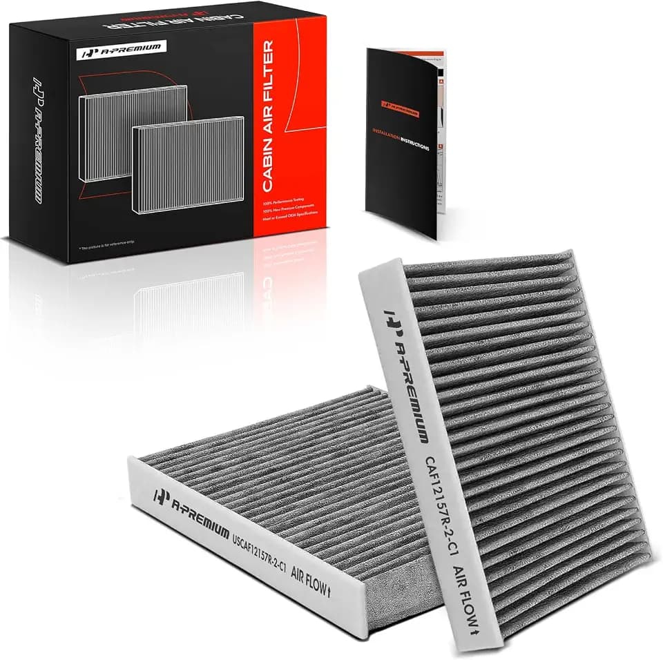 A-Premium Cabin Air Filter w/Activated Carbon Compatible with Lexus, Mazda
