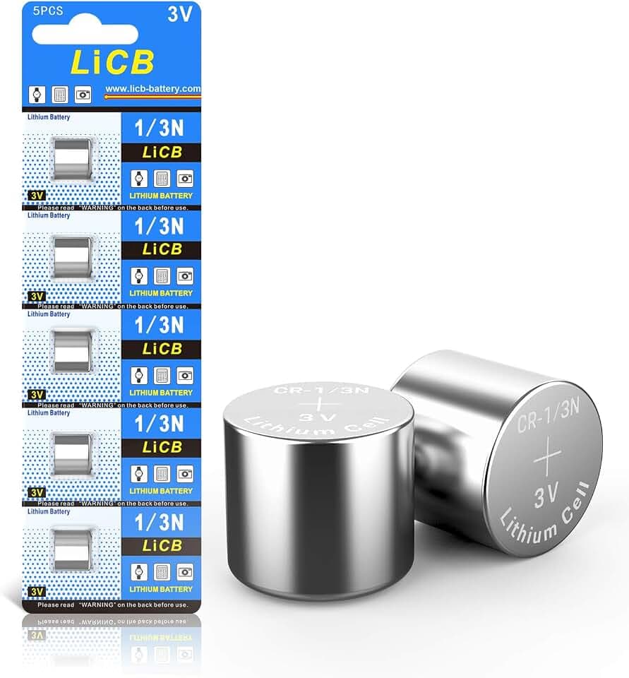 LiCB CR1/3N 3V Lithium Batterie für CR11108 2L76 K58L (5 Stück)