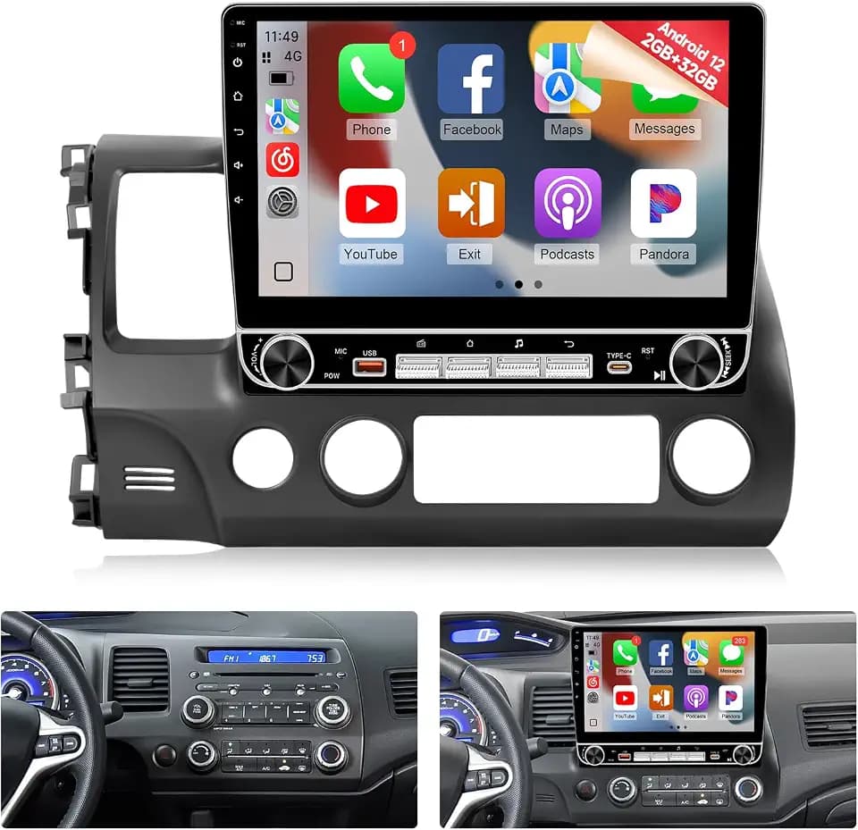 Naifay 8Core 64G Android Car Stereo for Honda Civic 2006-2011