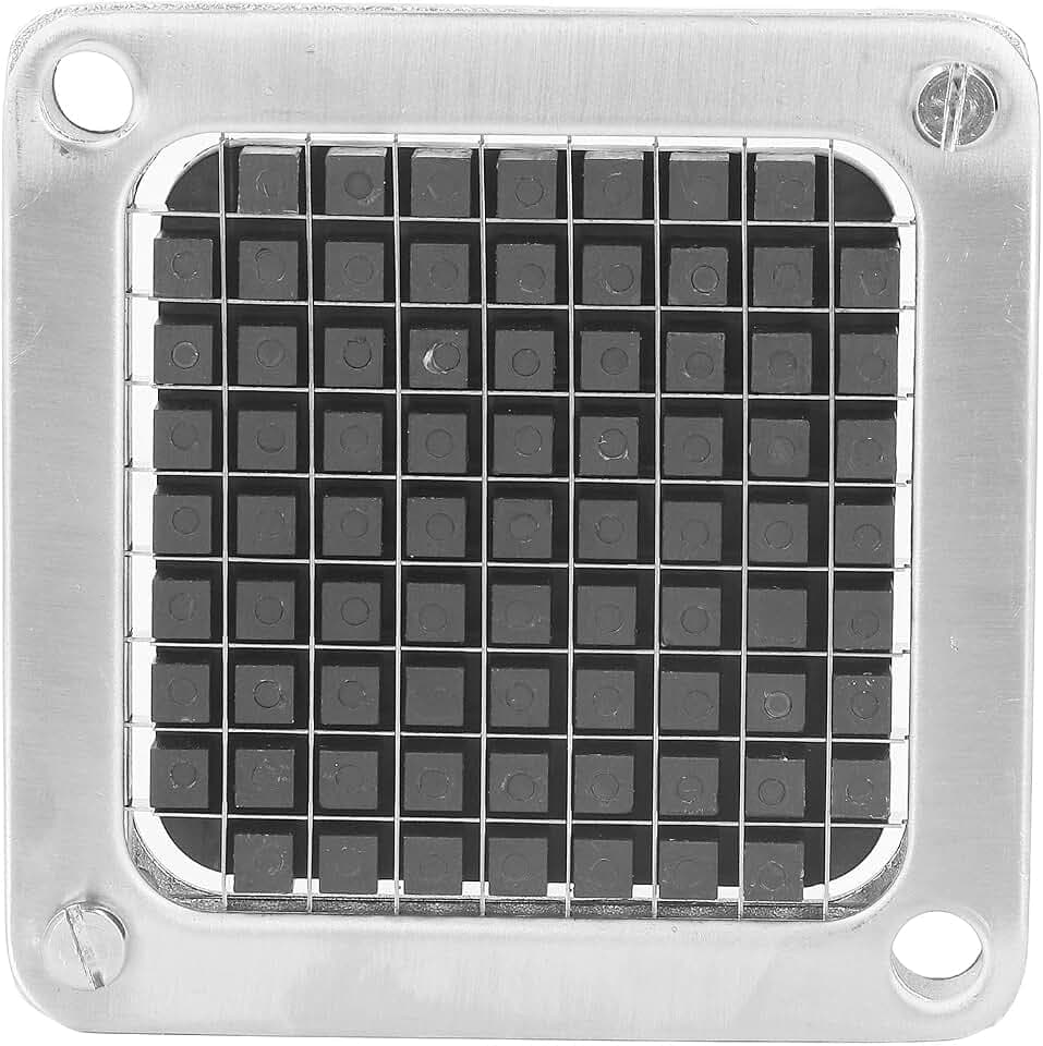 Pyhodi Klingenbaugruppe und Drückerblock, Austausch der Klinge für Gewerbliche Gemüseschneider, Würfelschneider, Klinge aus Rostfreiem Stahl für den Austausch der Klinge für (9mm)