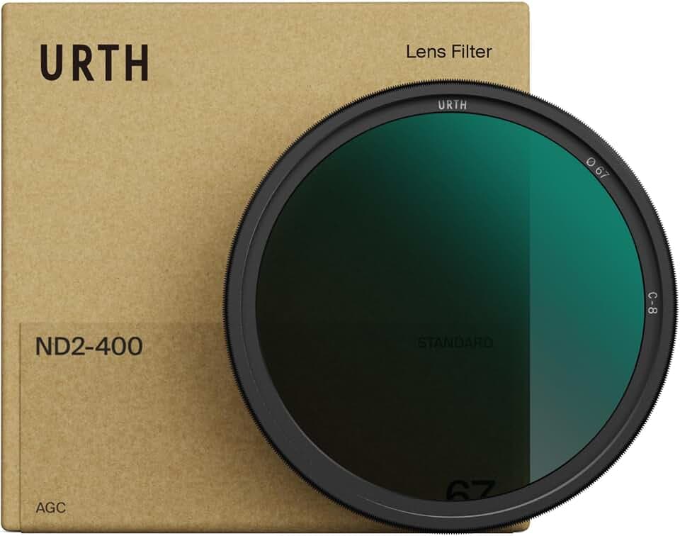 Urth 39 mm Variabler Graufilter ND2-400 (1-8,6 Stop) ND Filter