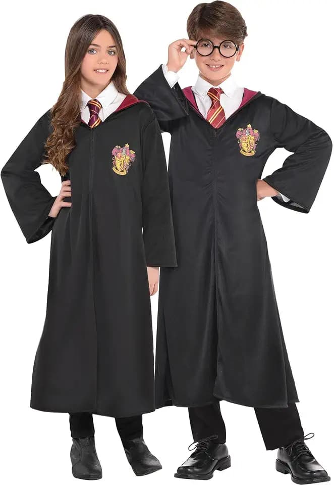 SUIT YOURSELF Gryffindor Robe, Harry Potter Halloween Costume for Kids, Large/Extra Large