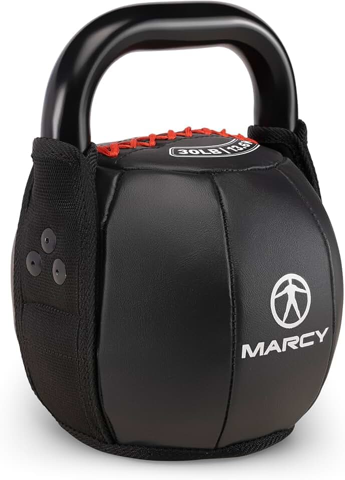Marcy Soft Kettlebell with Handle - 10 to 40 lbs. Strength & Core Training