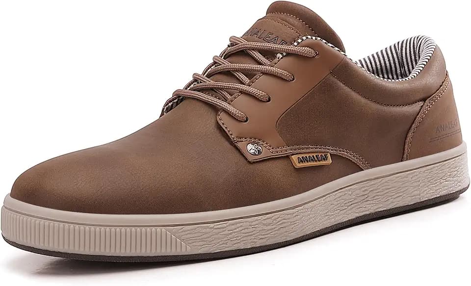 ANALEAF Mens Casual Dress Shoes Fashion Sneakers