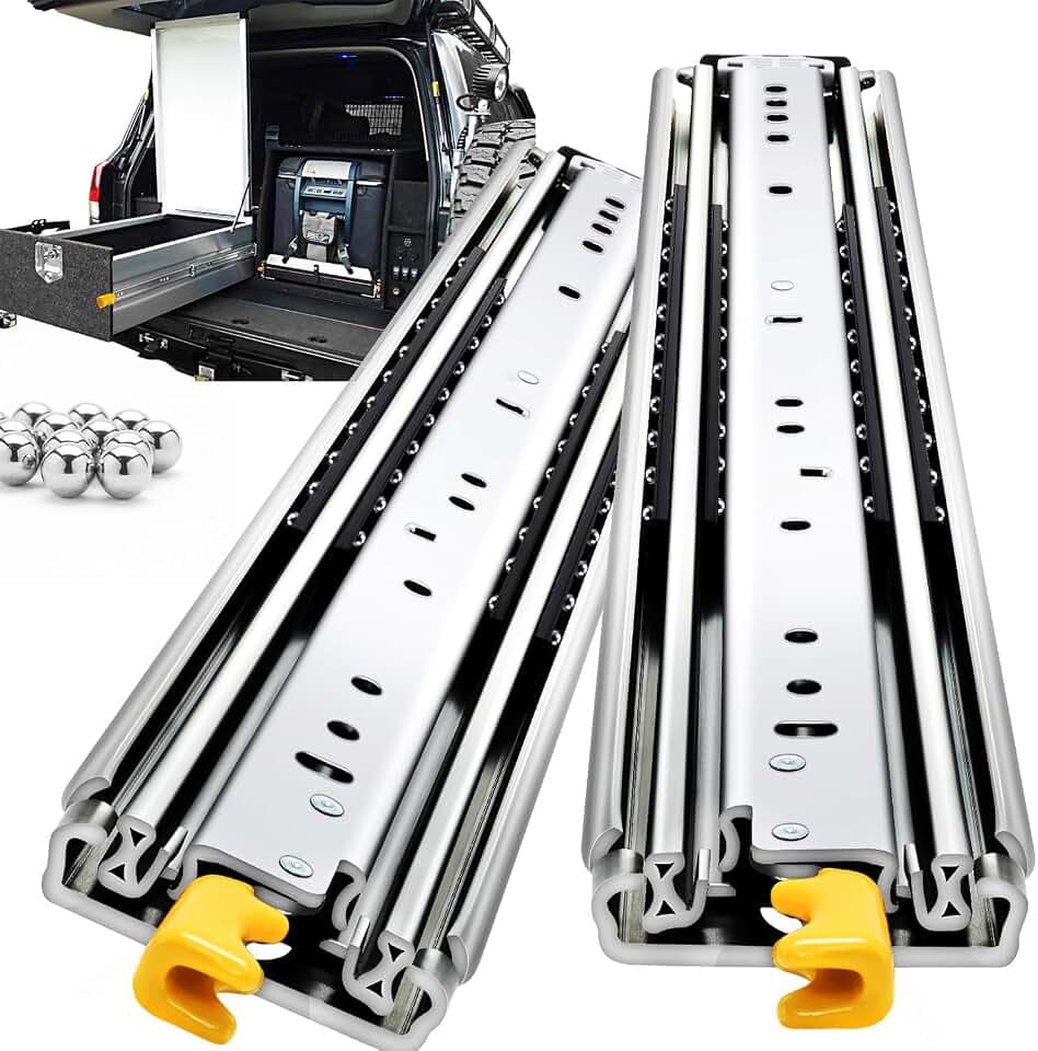 Schwerlastauszug Schubladenschienen Verriegelung B:76/L:812mm Trag 193kg
