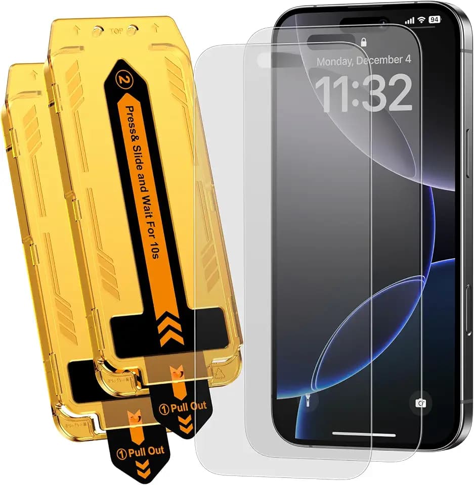 2 Pack Matte Screen Protector for iPhone 16 Pro/iPhone 17 6.3-inch