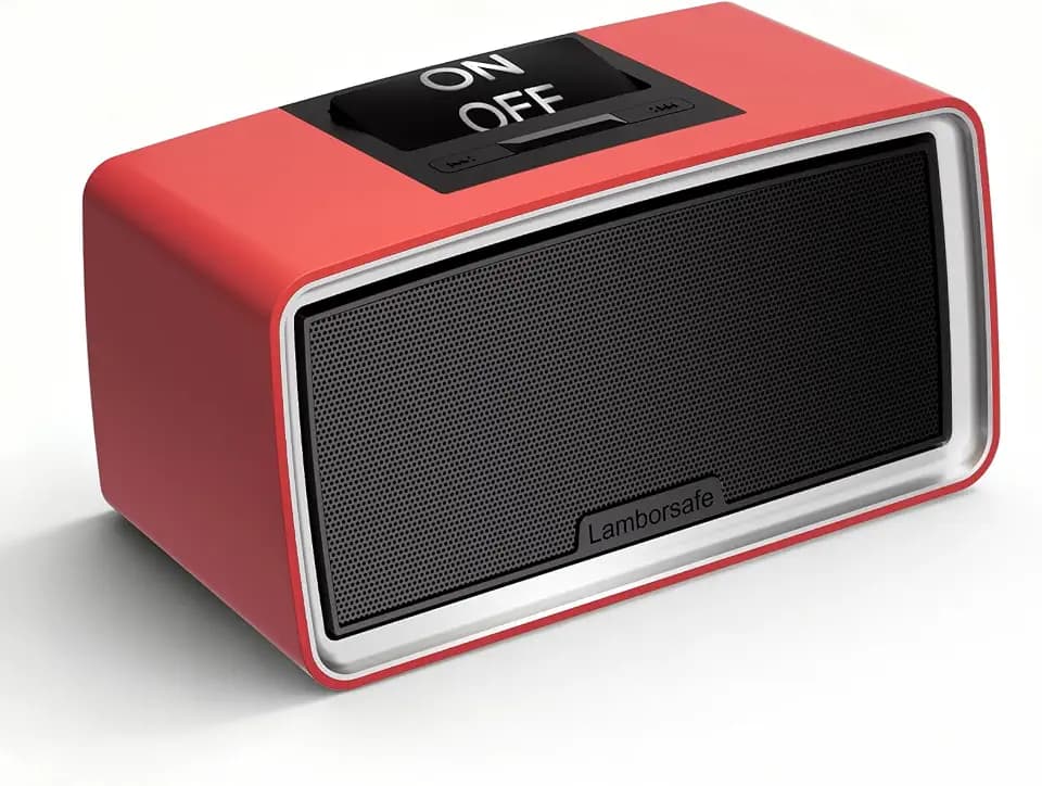 Lamborsafe One-Button Simple Music Player for Seniors & Elderly