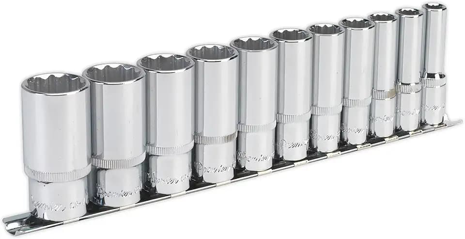 Socket Set 11pc 3/8"Sq Drive 12pt Deep WallDrive® Imperial