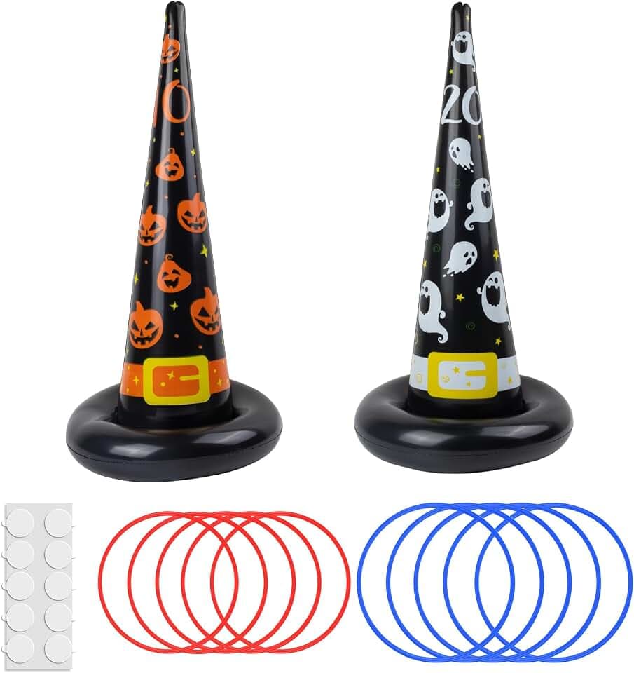 Halloween Aufblasbares Ringwurfspiel Kinder