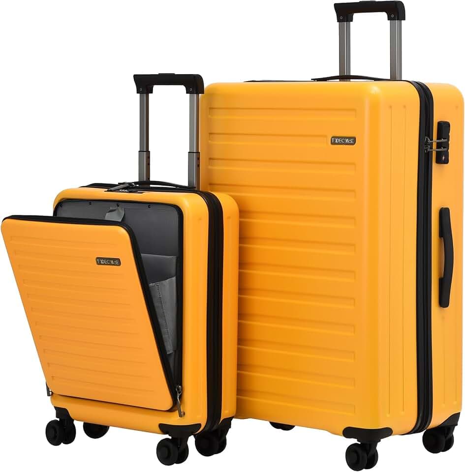 2pcs 20/28" Luggage Set, 20 Inch Carry On Suitcase 28 Inch Checked Luggage