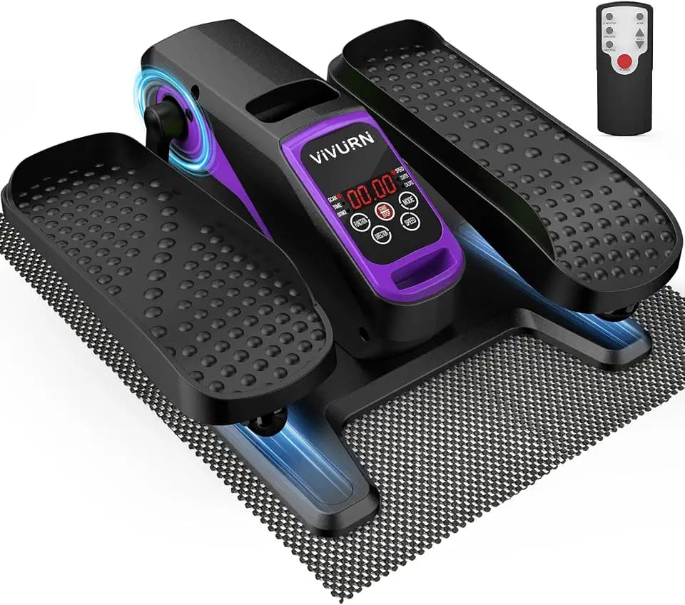 Under Desk Elliptical Leg Exerciser While Sitting for Seniors