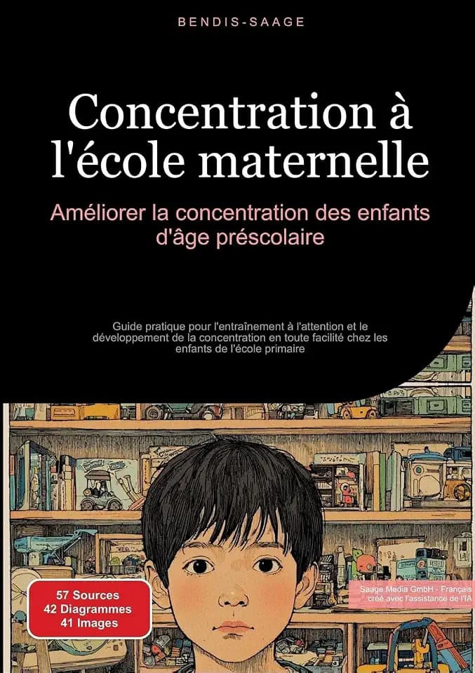 Concentration à l'école maternelle: Améliorer la concentration des enfants d'âge préscolaire: Guide pratique pour l'entraînement à l'attention et le ... de l'école primaire (Concentration (FR))