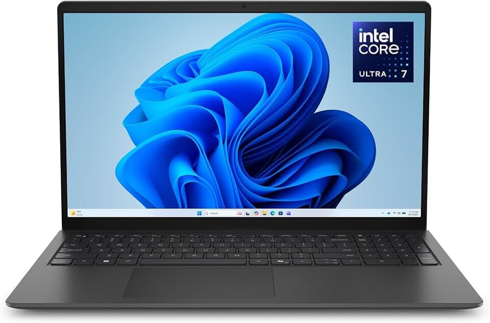 Dell 15.6 Laptop, FHD, Intel Core Ultra 7 Processor 255U, Windows 11 Home