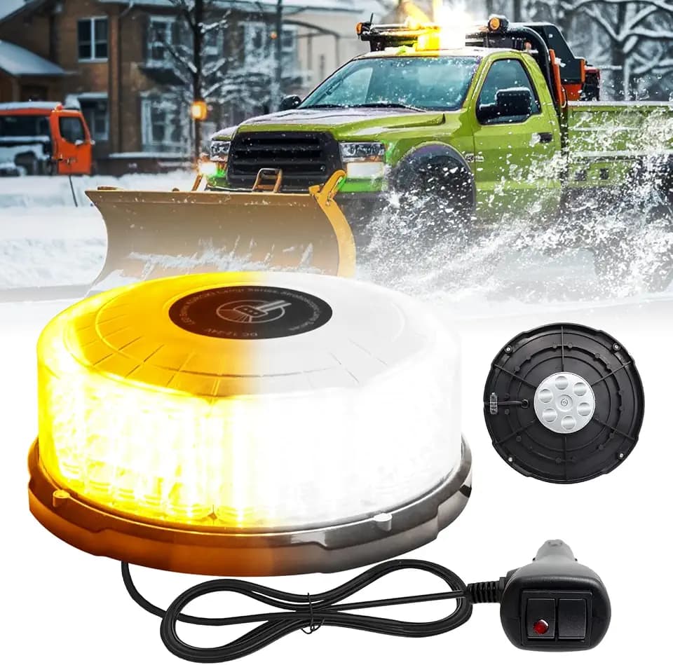 1PCS LED Strobe Beacon Lights, Magnetic Flashing Warning Lights