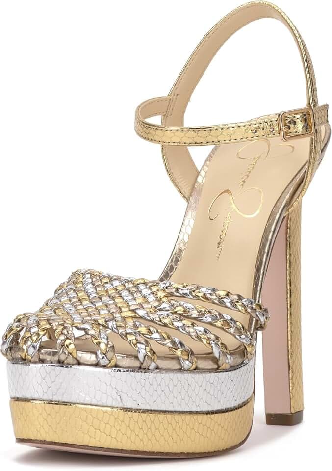 Jessica Simpson Women's Inaia Braided Double Platform Sandal