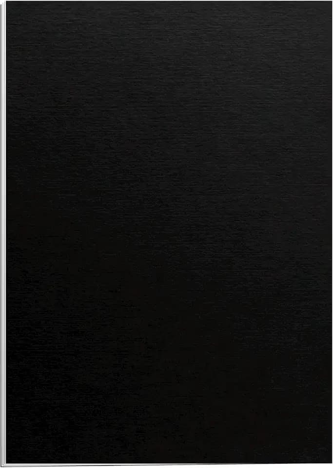 Fellowes Präsentationsdeckblätter Futura (Polypropylen), 280 Mikron, schwarz