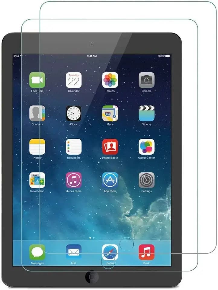 2 Stück Schutzfolie Kompatibel mit iPad Air/iPad Air 2/ iPad Pro 9.7" [0.33mm, Anti-Kratzen, Anti Fingerprint, 9H Härte] Displayschutzfolie
