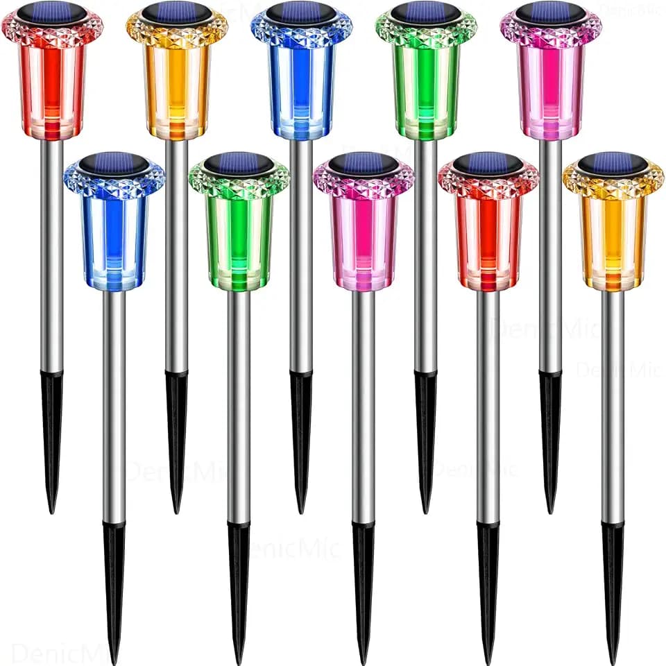 DenicMic Solar Lights Color LED 10