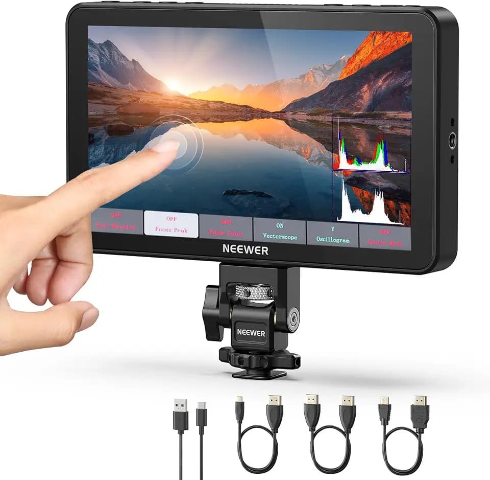 NEEWER F700 7" Kamera Feldmonitor, 2000nit HD 1920 x 1080 IPS Touchscreen