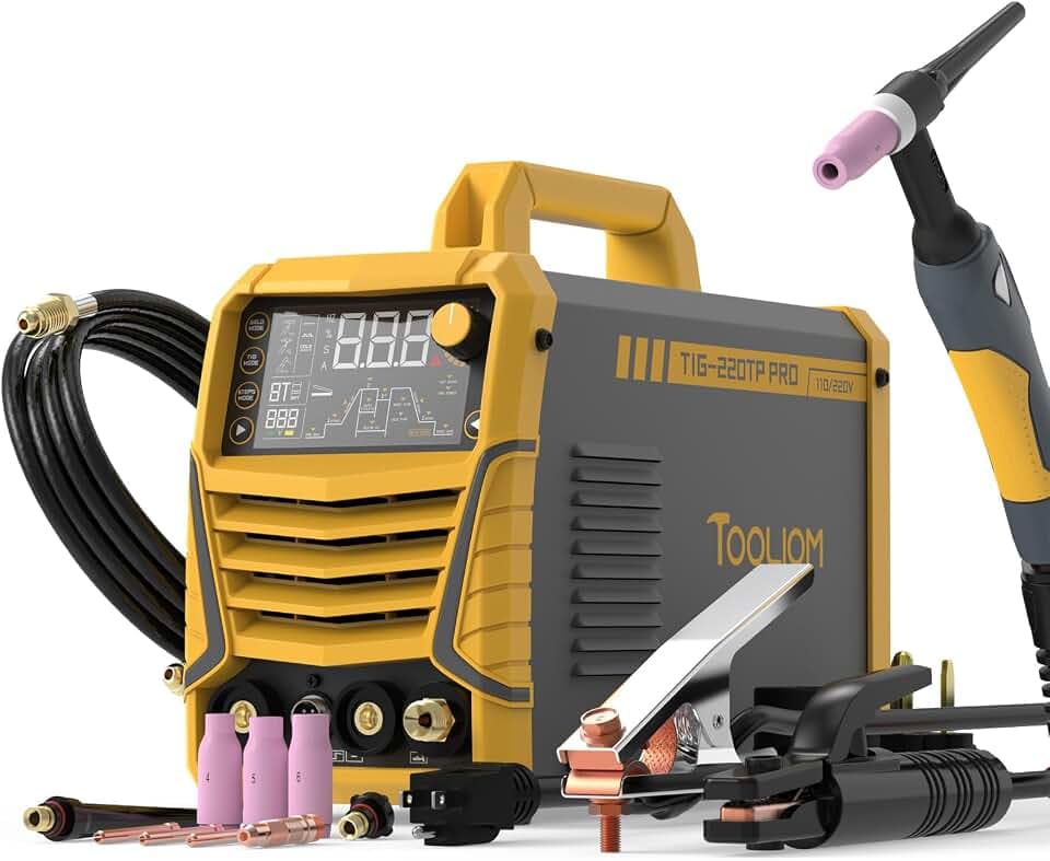 TOOLIOM 220A 7-in-1 Cold TIG Welder 110/220V Dual Voltage