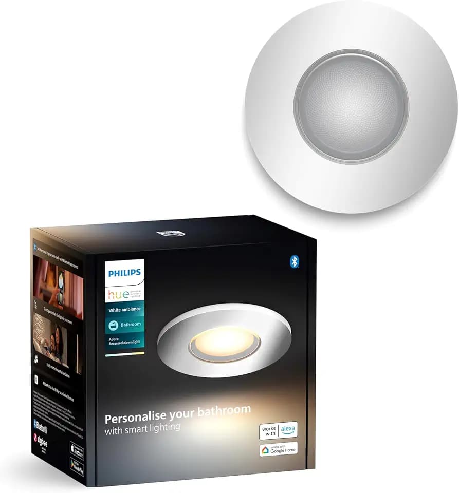 Philips Hue Adore Deckenspot, Innenbeleuchtung, Rund, Silber