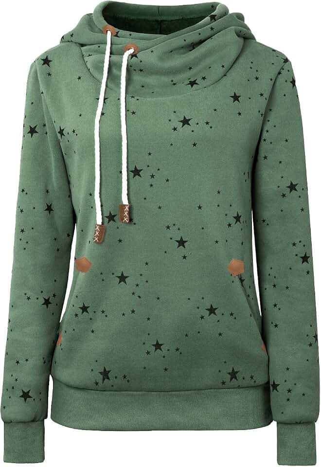 Cassiecy Damen Kapuzenpullover Winter Langarm Hoodie Pullover Baumwoll Zipped Sweatshirt Winterjacke Mantel Outwear (S, Z_Dunkelgrün)