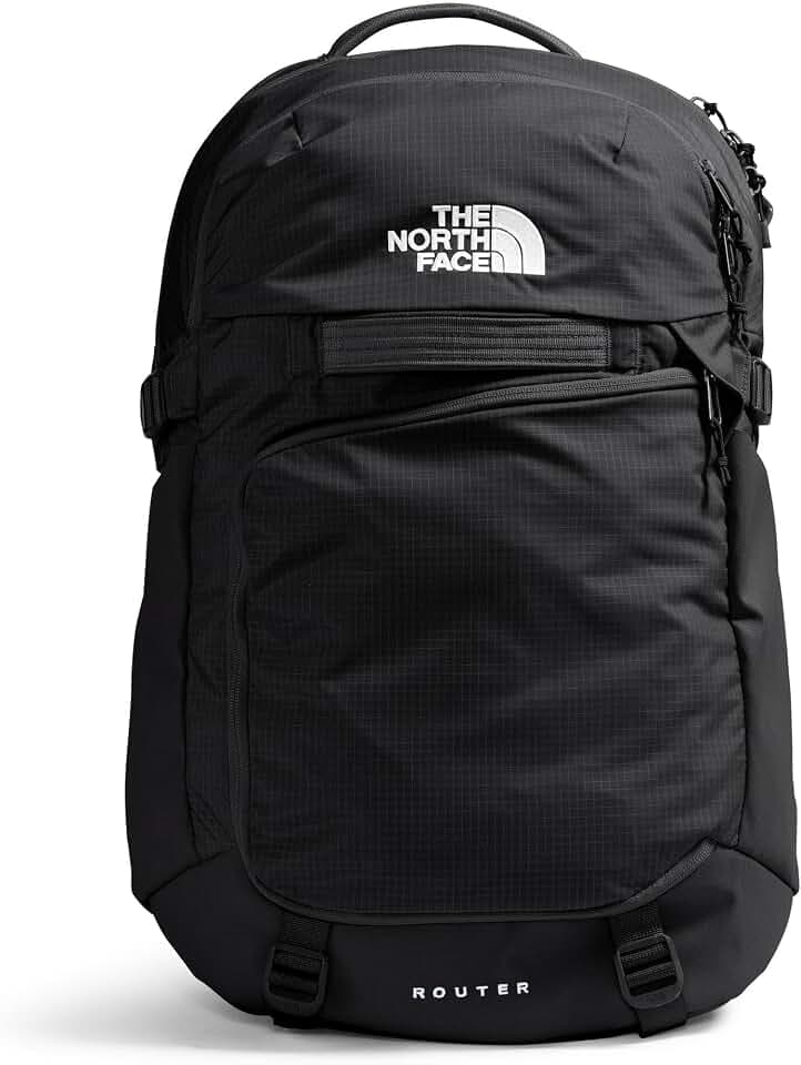 The North Face Router Everyday Laptop Backpack, Blk/Blk-NPF, One Size