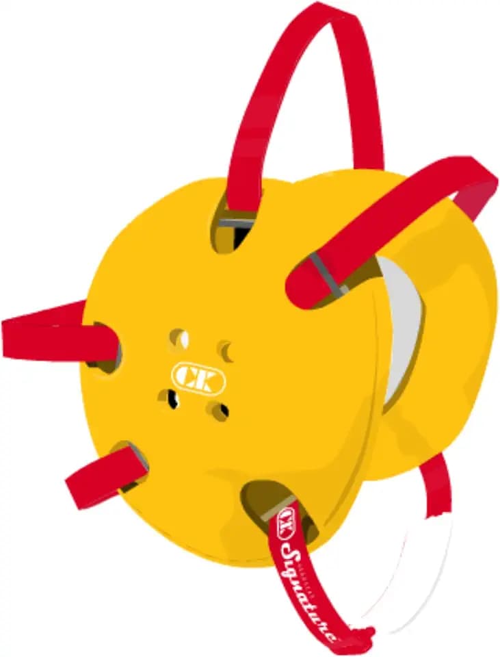 Cliff Keen Custom Signature Headgear - Gold/Scarlet
