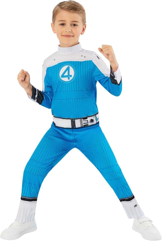 Rubies Offiziel Marvel Human Torch Kinderkostüm, Verkleidung für Kinder