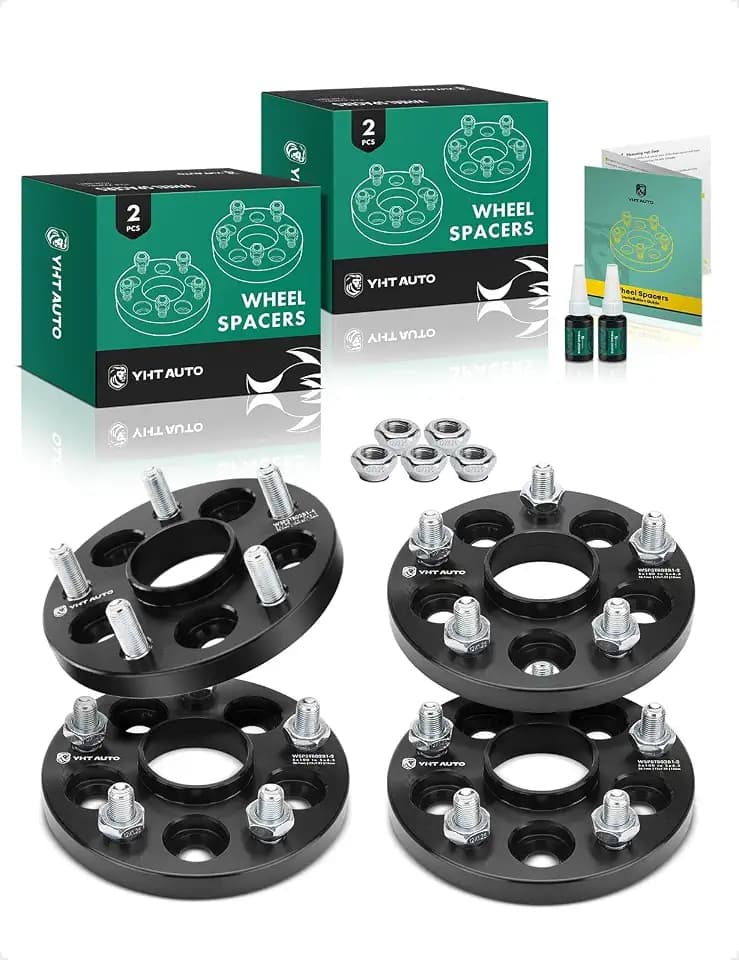 YHTAUTO 5x100 to 5x114.3 Hub Centric Wheel Adapters 15mm for Toyota
