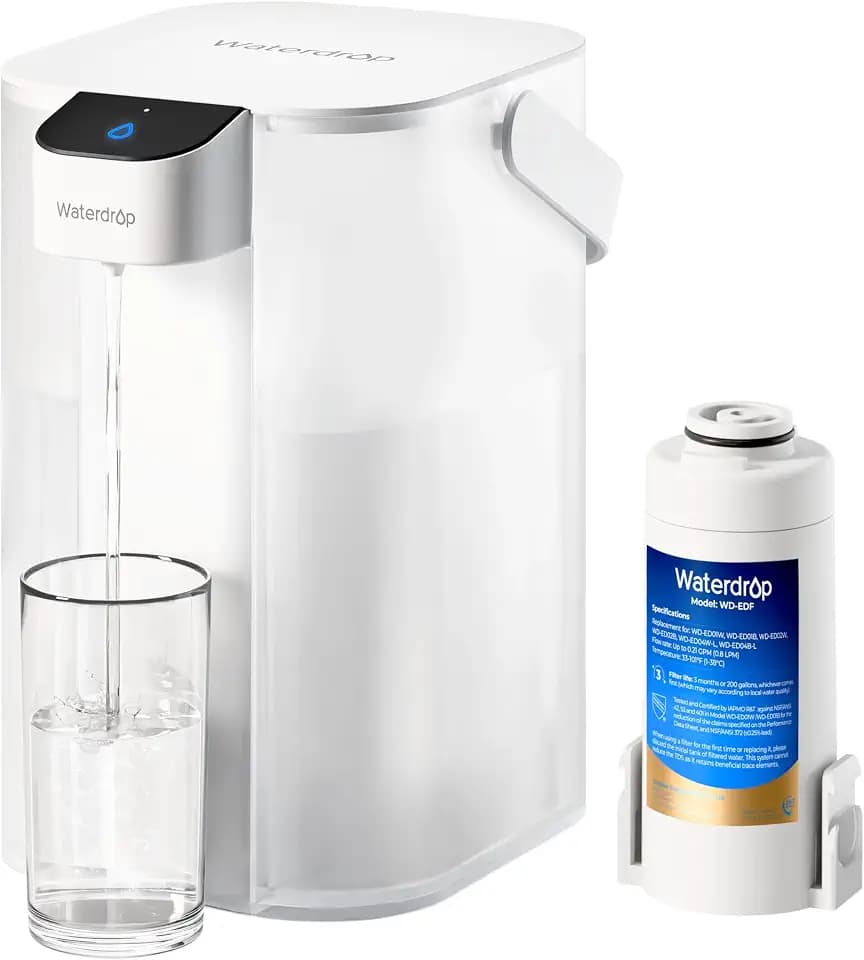 Waterdrop ED01W Elektrische Sofort-Filterkanne, 3 Monate, NSF-Zertifiziert