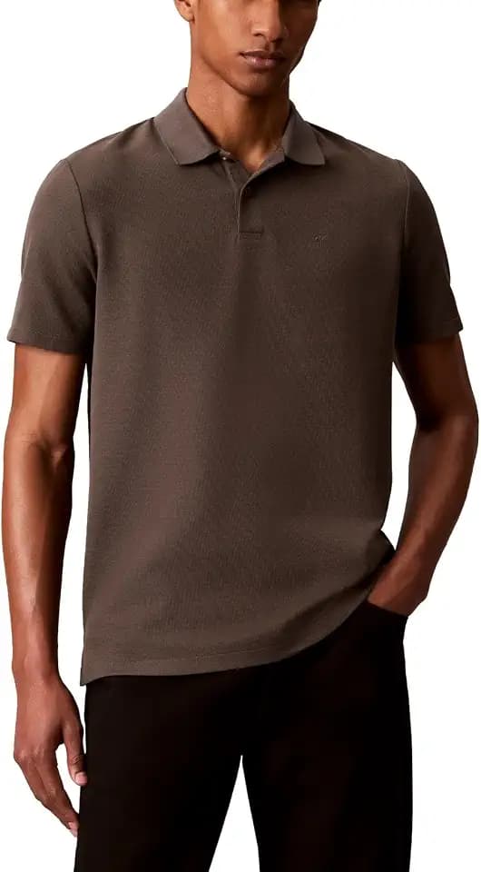 Calvin Klein Men's Micro Waffle Polos