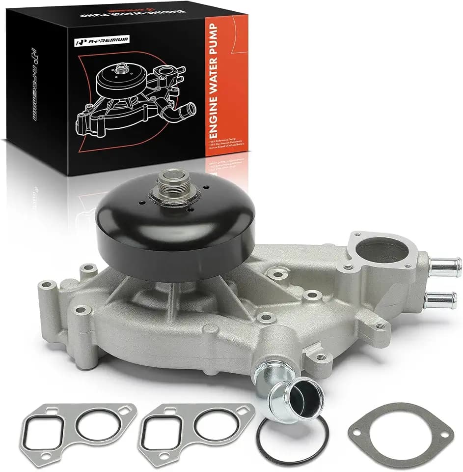 A-Premium Water Pump with Gasket Compatible with GM Vehicles 19195104