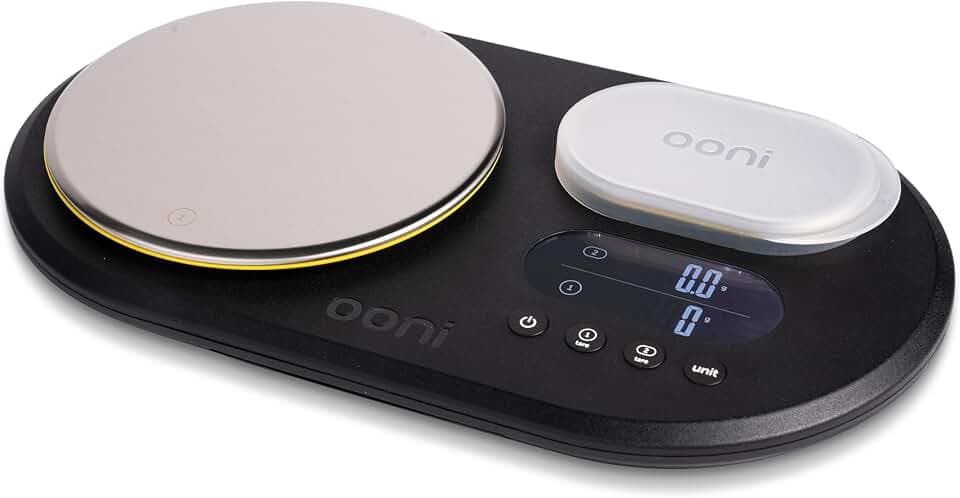 Ooni Dual Platform Digitalwaage – Feinwaage – Küchenwaage – Digitale Waagen mit zwei Plattformen – Ooni Zubehör