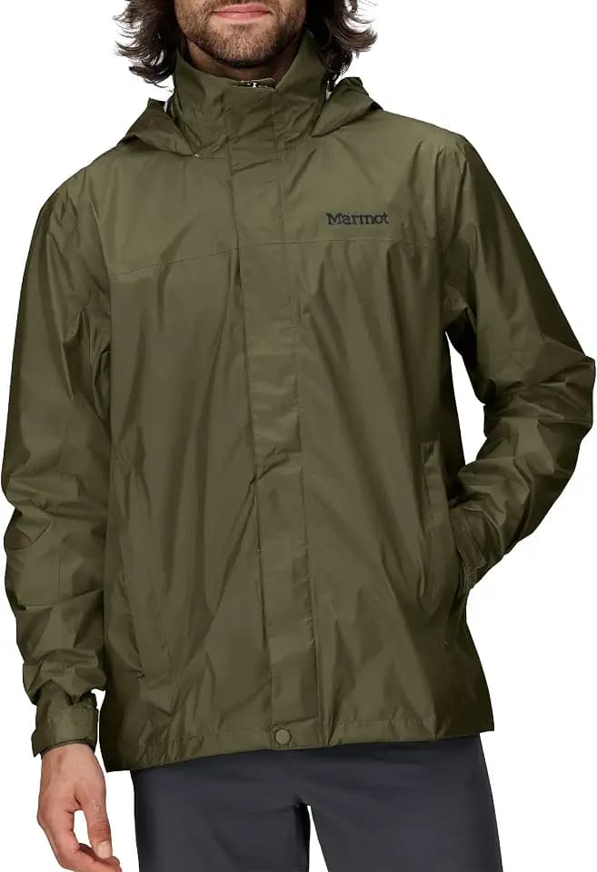 Marmot Herren Precip Eco Jacket S25 Wasserdichte Regenjacke, winddichter Regenmantel, atmungsaktiv, faltbarer Hardshell Windbreaker, ideal zum Fahrradfahren und Wandern (1er Pack)